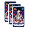 (3 Pack) Foodie Fanatic Decals - Skeleton Chef - Laptop Decal - 3 Inches On Longest Side - Easy Peel & Apply - Made in USA - 3MCS0003