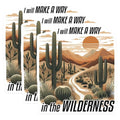 (3 Pack) Cactus Landscape Decals - Desert Scene - Laptop Decals - 3 Inches On Longest Side - Easy Peel & Apply - Made in USA - 3MCS8397