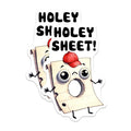 (2 Pack) Holey Sheet Cute Magnets - 5" On Longest Side - for Cars, Fridges, Toolboxes - Made in USA - MAG7591