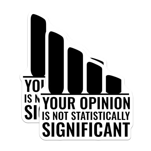 (2 Pack) Funny Statistical Science Magnets - Data Laugh - Humor Home Office Decor - 5" On Longest Side - for Cars, Fridges, Toolboxes - Made in USA - MAG6750