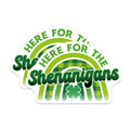 (2 Pack) Shenanigans Magnets - Lucky Irish Decor - Saint Patricks Day Celebration - 5" On Longest Side - Premium Magnet - for Cars, Refrigerators, Toolboxes, Lockers - Made in USA - MAG16889