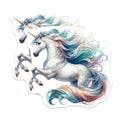 (2 Pack) Unicorn Magnets - Magical Fantasy Creature Decor - Whimsical Mythical Art Home Accent - 5 Inches On Longest Side - Thick Durable Magnet - Made in USA - MAG38740