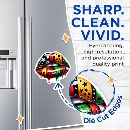 (2 Pack) Black History Magnets - African Culture - 5" On Longest Side - for Cars, Fridges, Toolboxes - Made in USA - MAG7864