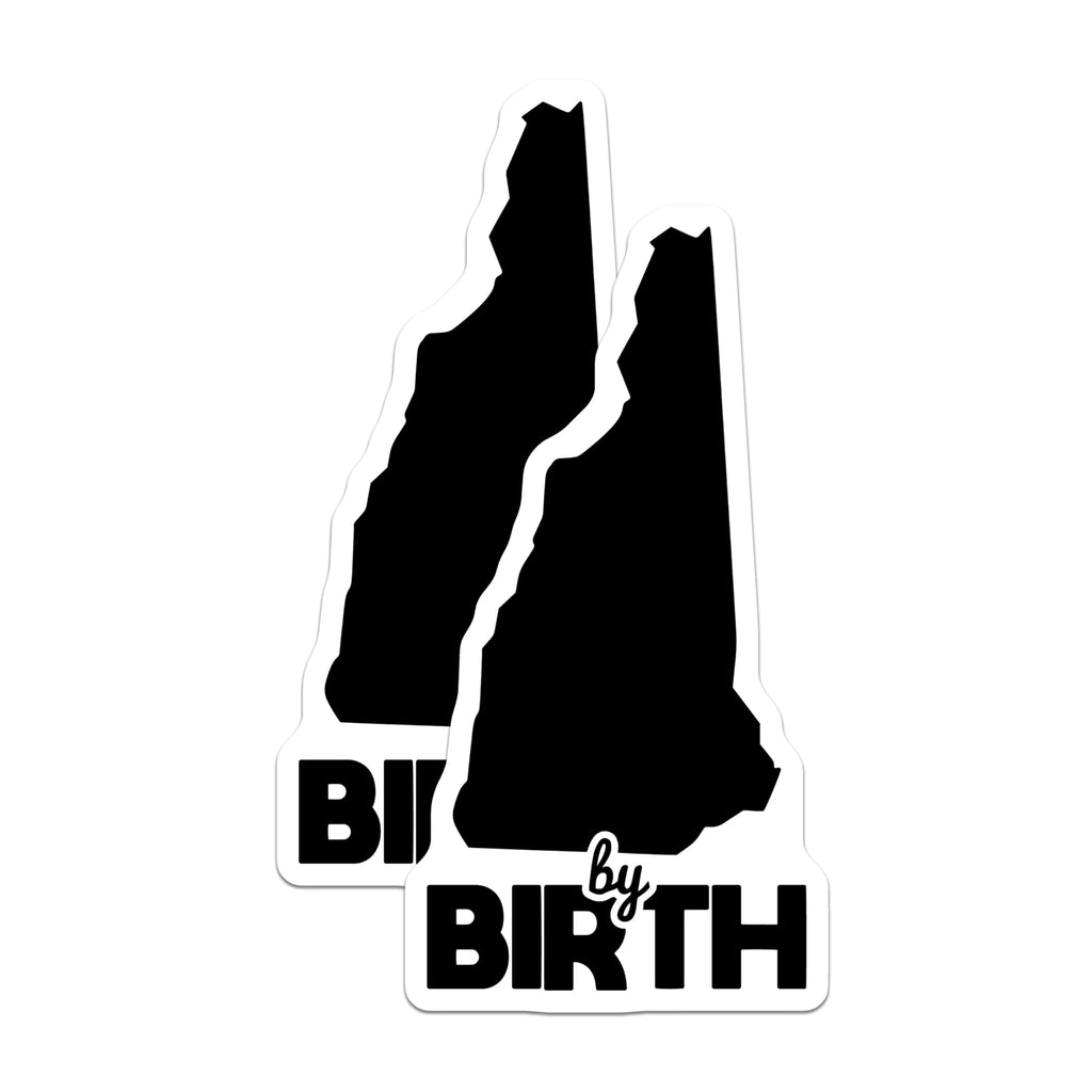 (2 Pack) New Hampshire State Magnets - NH By Birth Pride - Home State Roots Decor - 5 Inches On Longest Side - Thick Durable Magnet - Made in USA - MAG20978