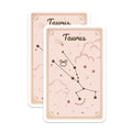 (2 Pack) Zodiac Constellation Magnet - Astrology Home Decor - 5" On Longest Side - Sticks to Smooth Flat Surfaces - Made in USA - MAG9394