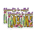 (2 Pack) Blessed Mama Refrigerator Magnets - Boho Farmhouse Style Mom Decor - New Mama Appreciation - Mother's Day - 5 Inches On Longest Side - Thick Durable Magnet - Made in USA - MAG29201