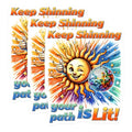 (3 Pack) Keep Shinning Decals - Disco Ball Sticker - Lit Path Decals - 3 Inches On Longest Side - Easy Peel & Apply - Made in USA - 3MCS2010