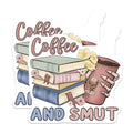 (2 Pack) Coffee and Smut Magnets - Book Lover - Reader Obsessed Gift - 5" On Longest Side - Premium Magnet - for Cars, Refrigerators, Toolboxes, Lockers - Made in USA - MAG14160