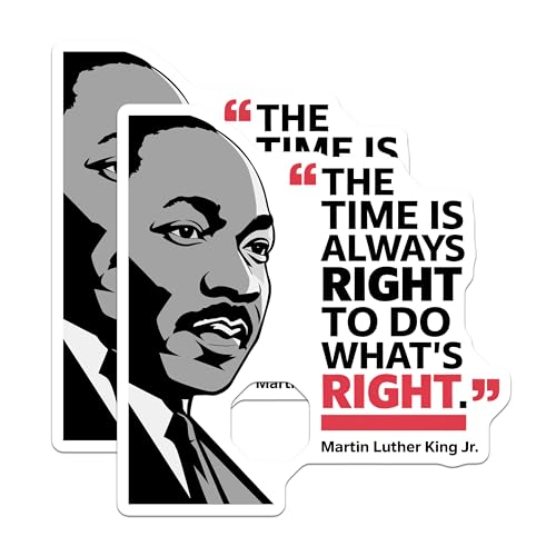 (2 Pack) Inspirational Quotes Magnets - Motivational - Office - Martin Luther King Jr. Quote - 5" On Longest Side - for Cars, Fridges, Toolboxes - Made in USA - MAG3755