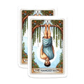 (2 Packs) The Hanged Man Tarot Card Magnets - Spiritual Metaphysical Mystical Magnets - 5 Inches On Longest Side - Premium Magnet - for Fridges, Toolboxes, Cars - Made in USA - MAG2259