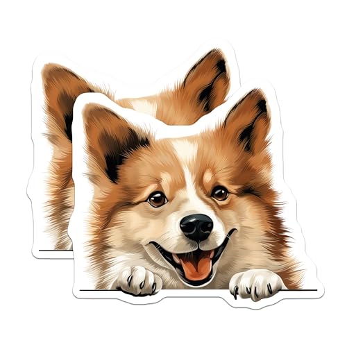 (2 Pack) Animal Lover Magnet - Pet Owner - Cute Kitchen Decor - 5" On Longest Side - Sticks to Smooth Flat Surfaces - Made in USA - MAG10197