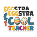 (2 Pack) Eggstra Cool Teacher Magnets - Funny Teacher Appreciation - Classroom Decor - Teacher Love - 5" On Longest Side - for Cars, Fridges, Toolboxes - Made in USA - MAG8152