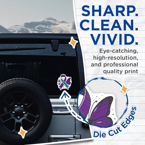 (2 Pack) You Matter Stickers - Inspirational Sticker - Positive Message Vinyl Decal - 5" On Longest Side - Sticks to Smooth Flat Surfaces - Made in USA - BMCS6244