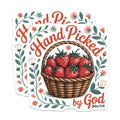 (2 Pack) Christian Faith Magnets - John 15 16 Scripture Verse Decor - Inspirational Strawberry Basket Art Magnets - 5 Inches On Longest Side - Thick Durable Magnet - Made in USA - MAG21699