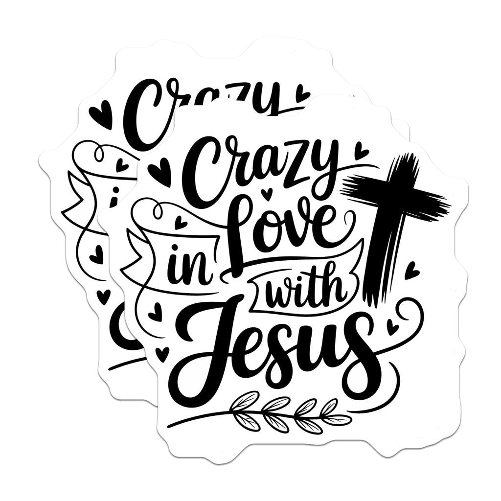 (2 Pack) Jesus Lover Magnets - Christian Cross Decor - Religious Fridge Art - 5" On Longest Side - Premium Magnet - for Cars, Refrigerators, Toolboxes, Lockers - Made in USA - MAG15814