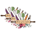 (3 Pack) Baking Lover Decals - Choose Your Weapon - Baker Kitchen Decal - 3 Inches On Longest Side - Easy Peel & Apply - Made in USA - 3MCS1668