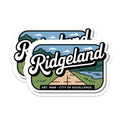 (2 Pack) Ridgeland Mississippi Magnets - City of Excellence EST 1989 - Travel Souvenir Home Decor Refrigerator Magnets - 5 Inches On Longest Side - Thick Durable Magnet - Made in USA - MAG19383
