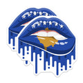 (2 Pack) Kosovo Lips Magnets - Kosovo Flag - Unique Fridge Magnets - 5" On Longest Side - Premium Magnet - for Cars, Refrigerators, Toolboxes, Lockers - Made in USA - MAG17540