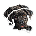 (2 Pack) Cute Pet Decor Magnet - Animal Art - 5" On Longest Side - Sticks to Smooth Flat Surfaces - Made in USA - MAG9900