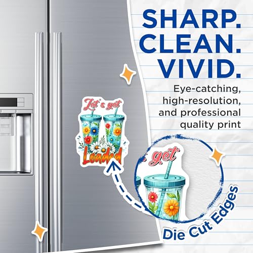 (2 Pack) Let's Get Loaded Magnets - Fun Kitchen Decor - 5" On Longest Side - for Cars, Fridges, Toolboxes - Made in USA - MAG8304