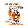 (2 Pack) Grumpy Goat Magnets - Spirit Animal Gifts - Funny Home Decor - 5" On Longest Side - Premium Magnet - for Cars, Refrigerators, Toolboxes, Lockers - Made in USA - MAG16980
