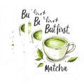 (3 Pack) Matcha Decals - Tea Lover Stickers - Laptop Decals - 3 Inches On Longest Side - Easy Peel & Apply - Made in USA - 3MCS2307