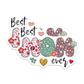 (2 Pack) Best Mom Ever Magnets Magnets - Mother Appreciation - 5" On Longest Side - Made in USA - Sticks to Refrigerators & Metal Surfaces - MAG8458
