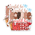 (2 Pack) Could Be Coffee Could Be Wine Magnets - Funny Beverage Options - Kitchen Fridge Locker Drink Decor - 5 Inches On Longest Side - Thick Durable Magnet - Made in USA - MAG23804