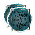(2 Pack) Holy Hood Magnets - Sassy Christian Woman Decor - Spiritual Humor Refrigerator Magnet - 5 Inches On Longest Side - Thick Durable Magnet - Made in USA - MAG39483