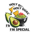 (2 Pack) Guacamole Stickers - 5" On Longest Side - Sticks to Smooth Flat Surfaces - Made in USA - BMCS8389 - BMCS8389