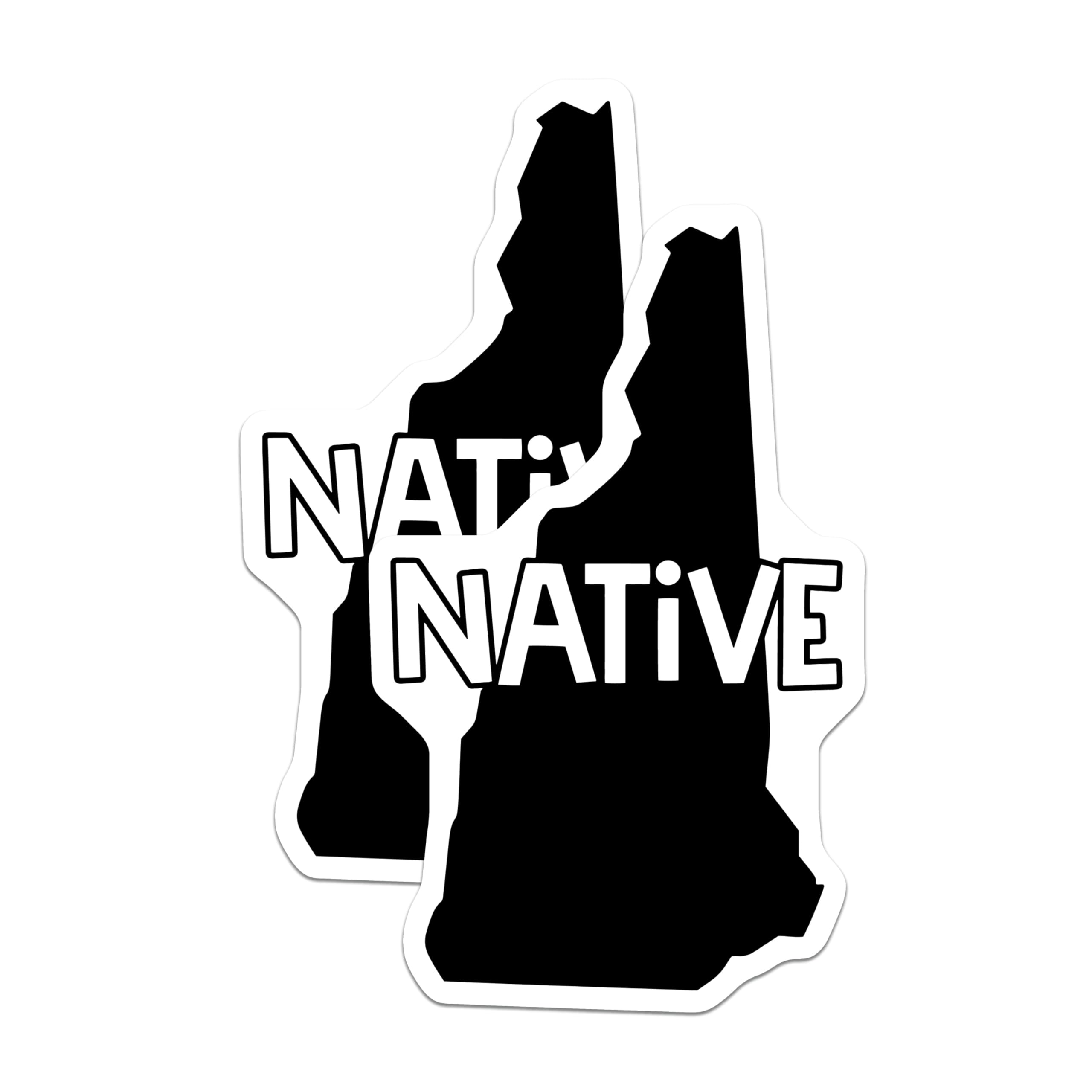 (2 Pack) New Hampshire Native Magnets - Granite State Pride Decor - Home State Resident Keepsake - NH State Map Display - 5 Inches On Longest Side - Thick Durable Magnet - Made in USA - MAG20340